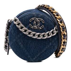Chanel 19 Round Clutch With Chain #246468C25B